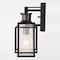 Vaxcel Hyde Park Metal Bronze Motion Sensor Dusk to Dawn Outdoor Wall Light Mission with Clear Glass T0662 - alternate 6